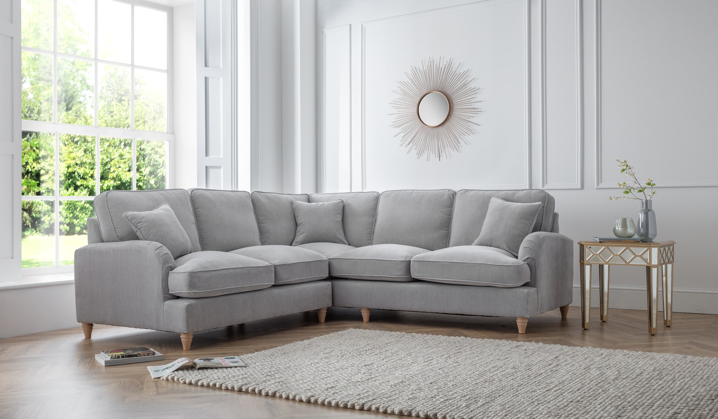 Floor on sale model couch